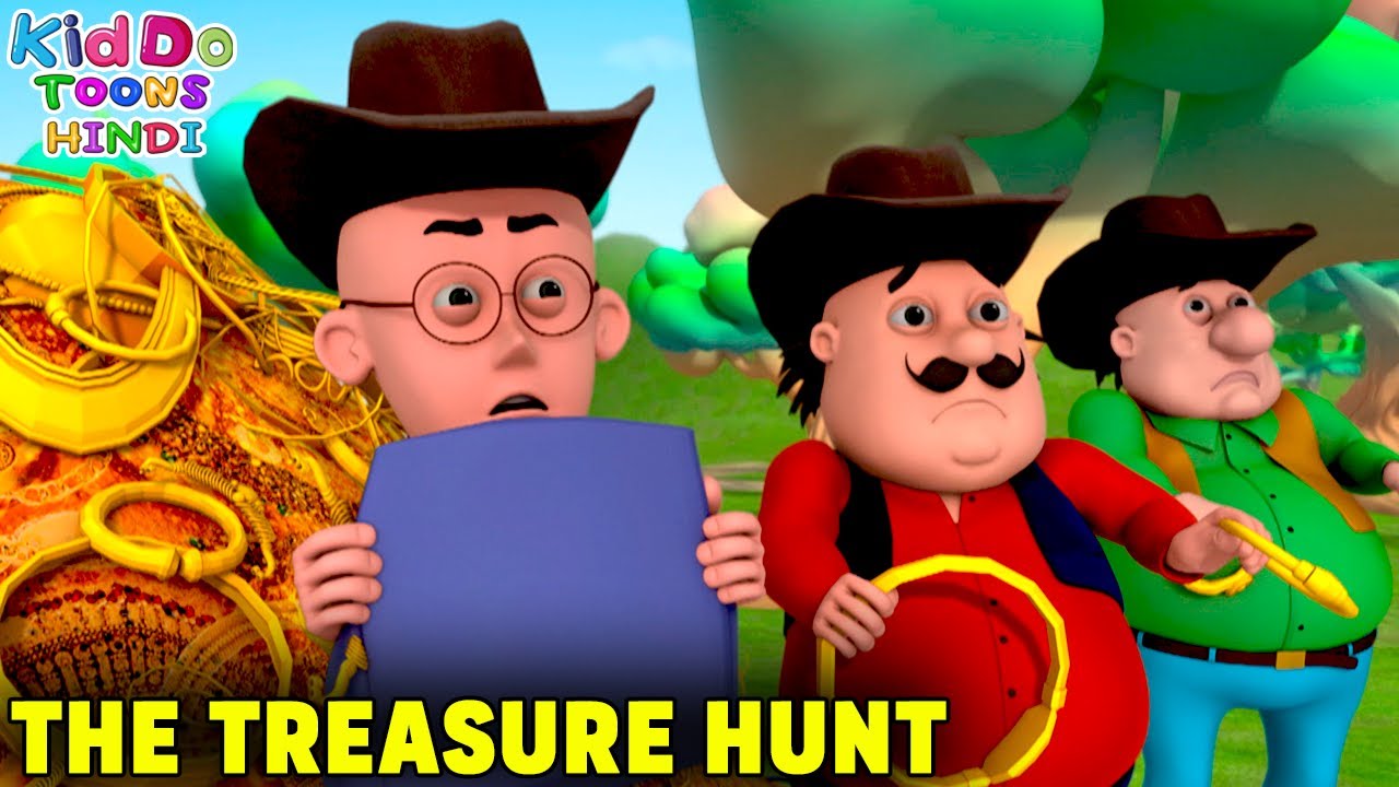 The Treasure Hunt | Motu Patlu New Episode 205 | Motu Patlu Video Cartoon | Kiddo Toons Hindi