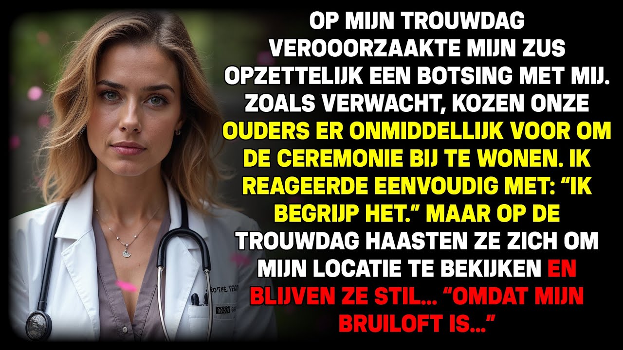 Op mijn trouwdag wilde mijn zus mij overtreffen—maar ik had geen bruiloft. Het was een val.