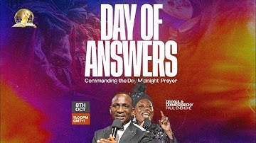 COMMANDING THE DAY MIDNIGHT PRAYER || DAY OF ANSWERS || 08-10-2025