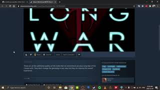 How to install the long war of the chosen mod for XCOM 2