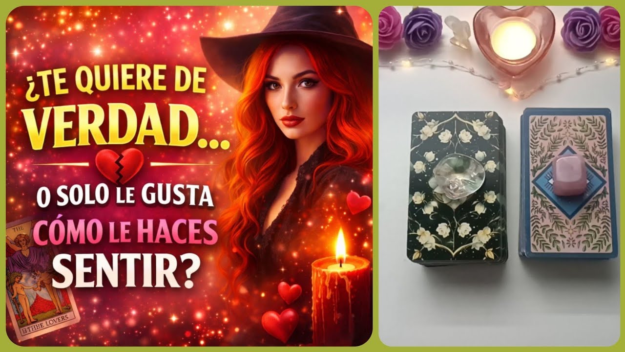 ✨🩷¿TE QUIERE DE VERDAD… O SOLO LE GUSTA CÓMO LE HACES SENTIR?✨🩷 | Tarot Interactivo de Amor