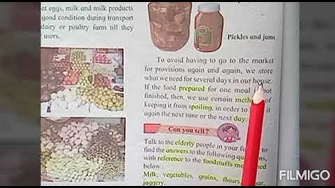 Class - 5th Ch. 13 Methods of preserving food(part 1)