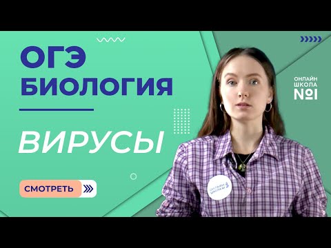 Вирусы – неклеточные формы жизни. Биология ОГЭ