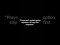 Prayer Is My First Response Now