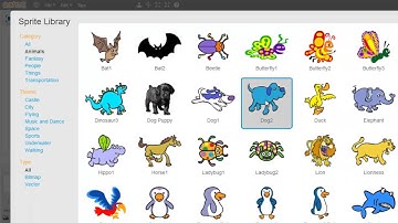 Scratch - Choose Sprite from Library - 04