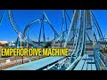 EMPEROR Dive Machine, Front Row POV - SeaWorld San Diego