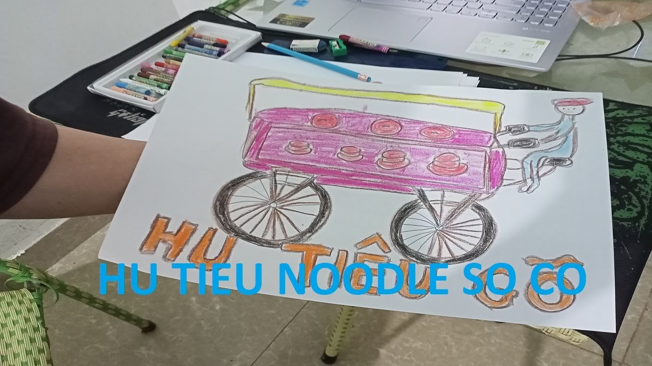 Draw a very beautiful and simple tofu truck part 4 YouTube