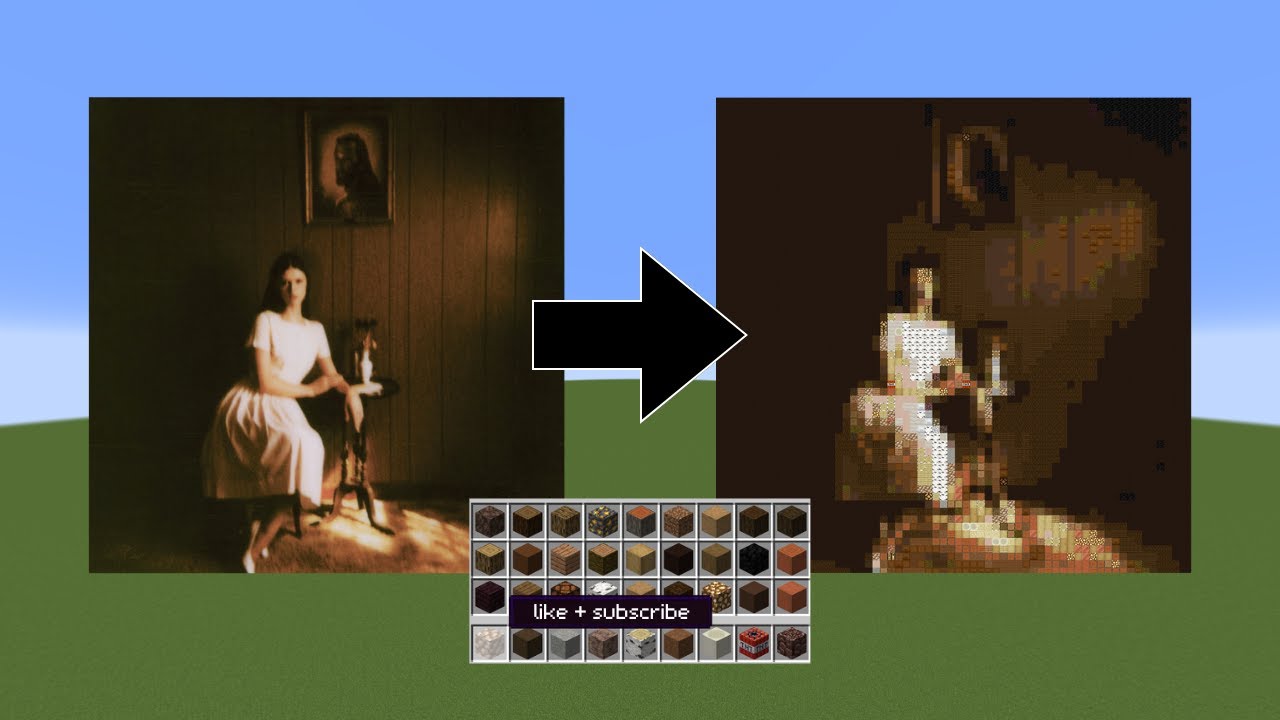 I built "Preacher's Daughter" by Ethel Cain in MINECRAFT