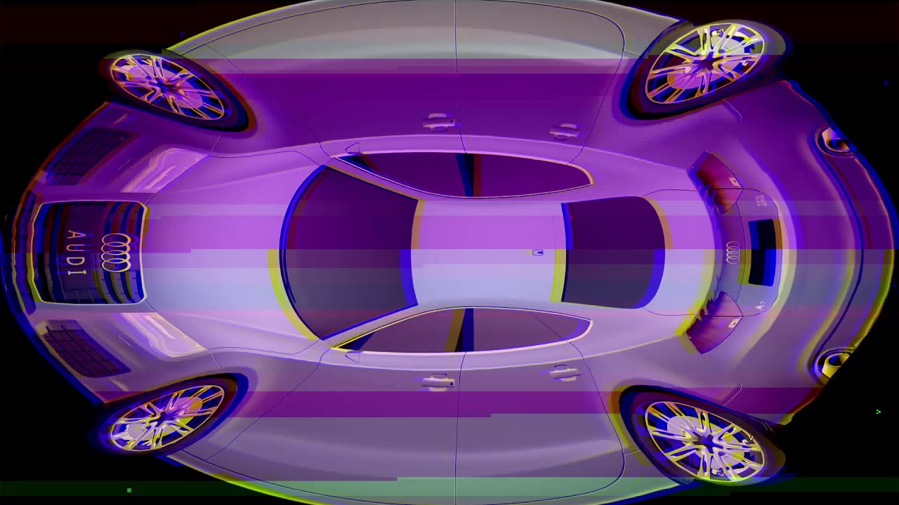 Shell-baked car projection mapping - baked render (2013) - YouTube