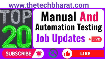 WFH testing jobs | Software testing Jobs 2025 | Manual & Automation Testing | QA Jobs | Tech Bharat