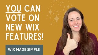 YOU Can Vote On New Wix Features! by Wix Made Simple  75 views 1 month ago 6 minutes, 34 seconds