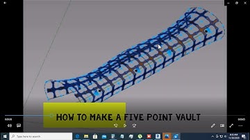 Revit adaptive parametric - how to make a flexible vault