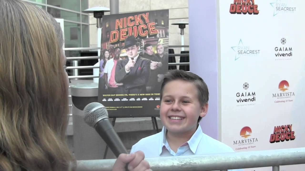 Jackson Brundage  Interview at Nicky Deuce Premiere Benefiting Ryan Seacrest Foundation