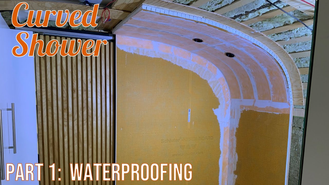 Bathroom Part 1 Waterproofing Plywood Walls with KerdiBoard YouTube