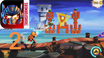 Angry Birds Transformers 🎮 - Gameplay Walkthrough Part 2 🔥- New Autobirds Characters🔥 (iOS, Android)