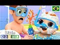 Um Banho Divertido com o Papai! 🛁 | 🥽 Canal do Joãozinho - Little Angel Português