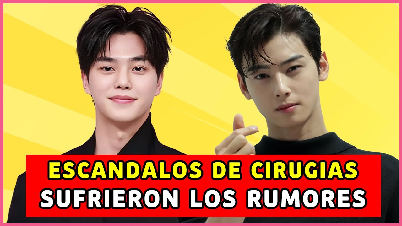 10 ACTORES COREANOS que NUNCA se REALIZARON CIRUGIAS PLÁSTICA 2024