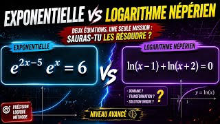 Fonctions réciproques : exponentielle et logarithme népérien
