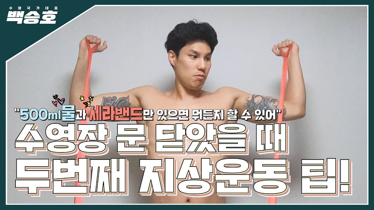 어깨! 등! 광배!  수영인들을 위한 지상운동법!