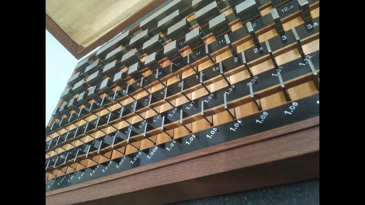 Gauge block calibration, slip gauge calibration with the Mitutoyo gauge