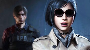 Resident Evil 2 Remake - Leon Kennedy Meets Ada Wong Cutscene (RE2 2019)