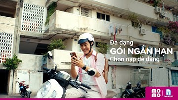 Đa dạng gói data 4G/5G ngắn hạn, đủ mệnh giá trên MoMo!