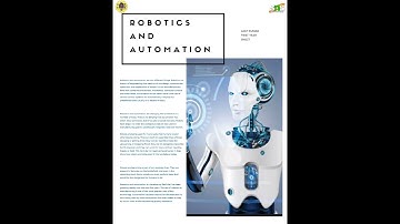 ROBOTICS AND AUTOMATION