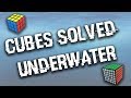 COMPILATION | RUBIK&#39;S CUBE SOLVED UNDERWATER