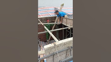 Chống giữ cốp pha khu cầu thang