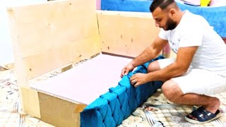 تعلم كيفية تنجيد الكابتونىAlkaptonian upholstery stages