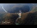 Cascada de Tamul 4k vista desde un drone, Huasteca Potosina