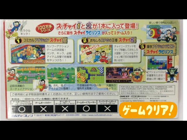 スーパーチャイニーズ1・2 アドバンス】GBA １クリア❕（レトロゲーム