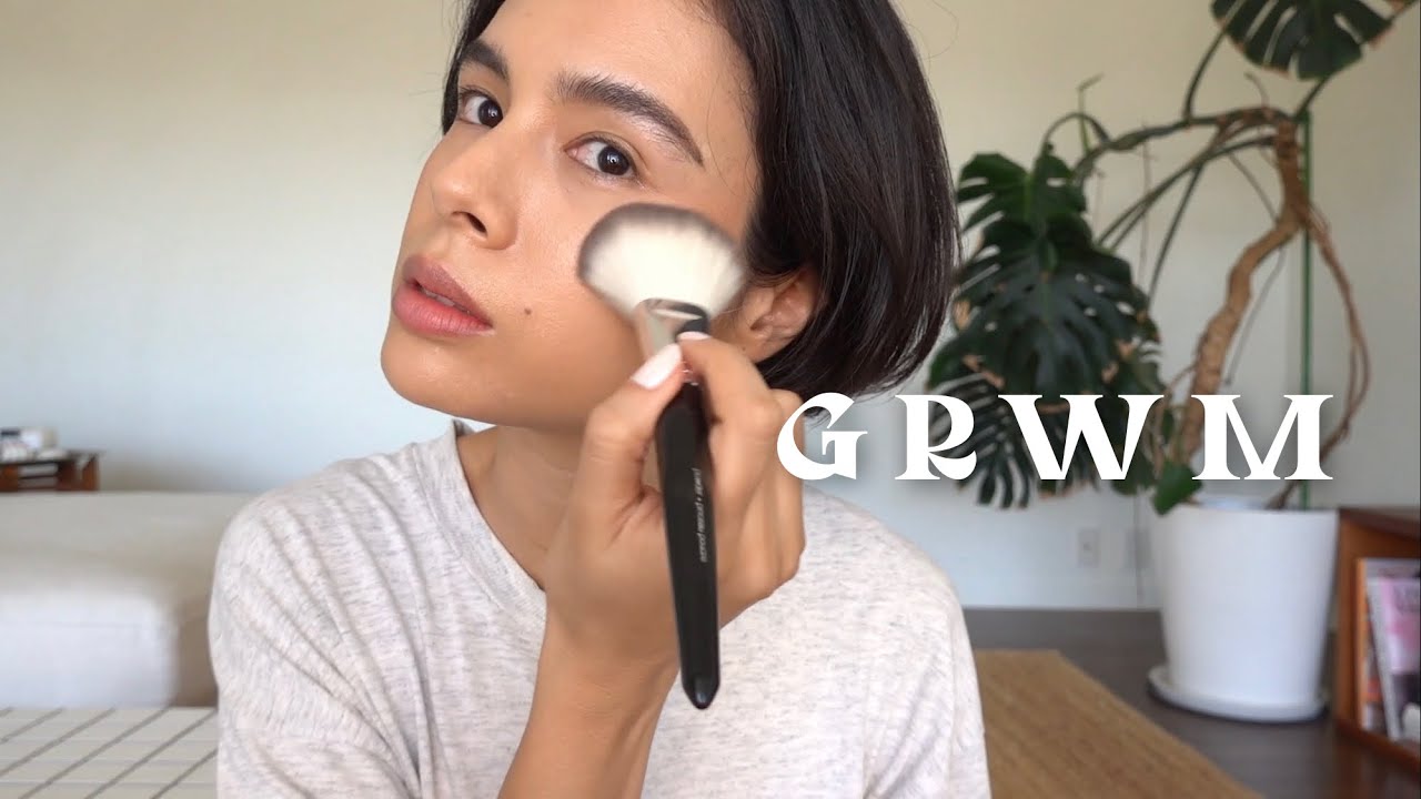 【GRWM】セルフメイクのこだわり、アクセの上手な付け方