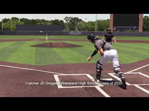 Catcher JD Gregson Wakeland High School Class of 2020