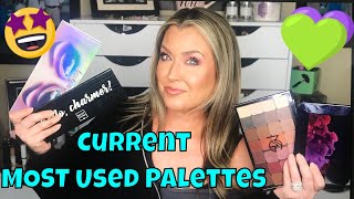 CURRENT MOST USED EYESHADOW PALETTES FOR MARCH &amp; APRIL | EYESHADOW PALETTES I&#39;M REACHING FOR