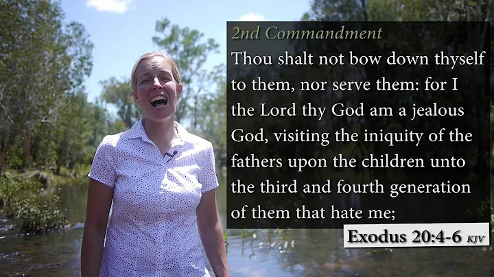 How to sing the 2nd Commandment - Idol worship Exodus 20:4-6 KJV - Musical Memory Verse