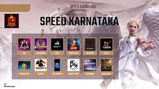 SPEED KARNATAKA T2 SCIRMS LIVE LOBBY ft-SS GAMING,TEAM X,SHARATH ESP..
