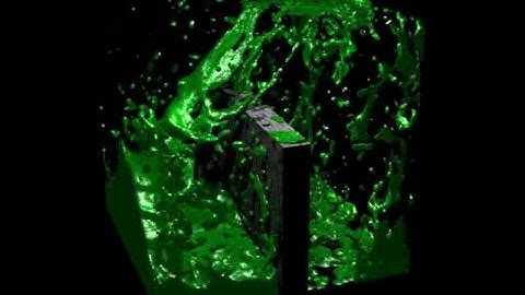 Blender Fluid Simualtion Fluid Control Test 2