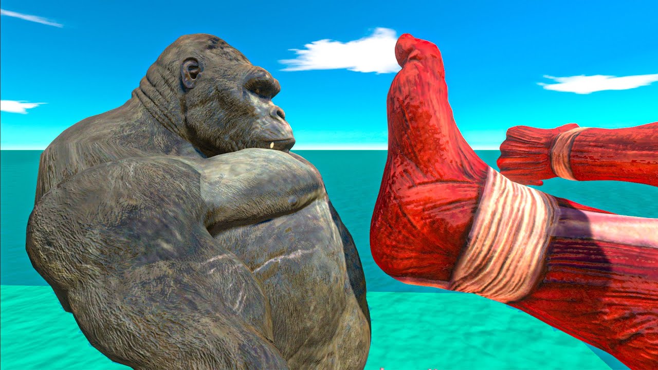 Colossal Titan Kick and Reach The Evolution Gate - Animal Revolt Battle Simulator