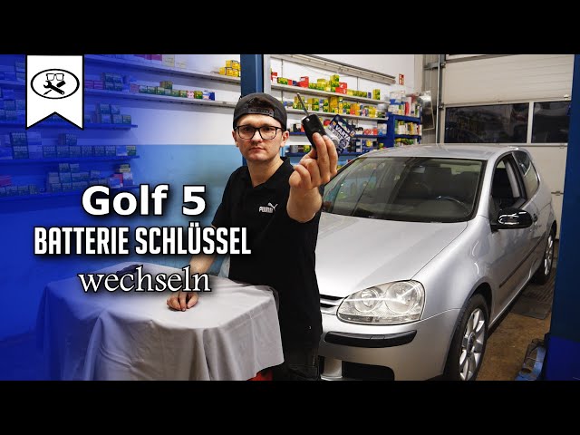 Golf 5 Schlüssel Batterie wechseln, Golf 5 key change battery, VitjaWolf, Tutorial, HD