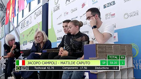 AWC22 - Jacopo Campoli - Matilde Caputo - Pairs: S...