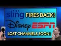 WOW! SLING-Disney Battle-ESPN Blackout Coming⁉️