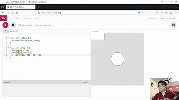 introduction of p5.js web editor. #p5js #creative coding #generative art