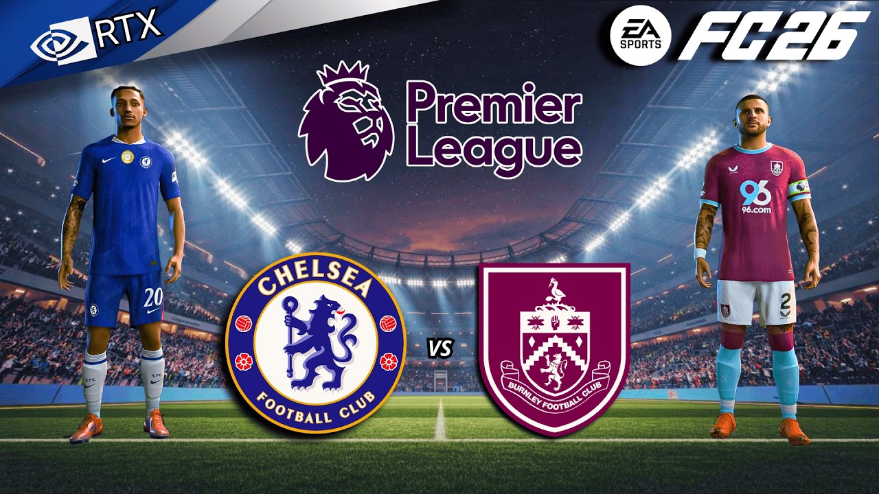 FC 26 - Chelsea vs Burnley Ft. Pedro, Garnacho | Premier League 25/26 Full Match | PC™ [4K60]