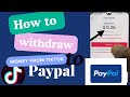 How to wit.raw money from tiktok to your bank account