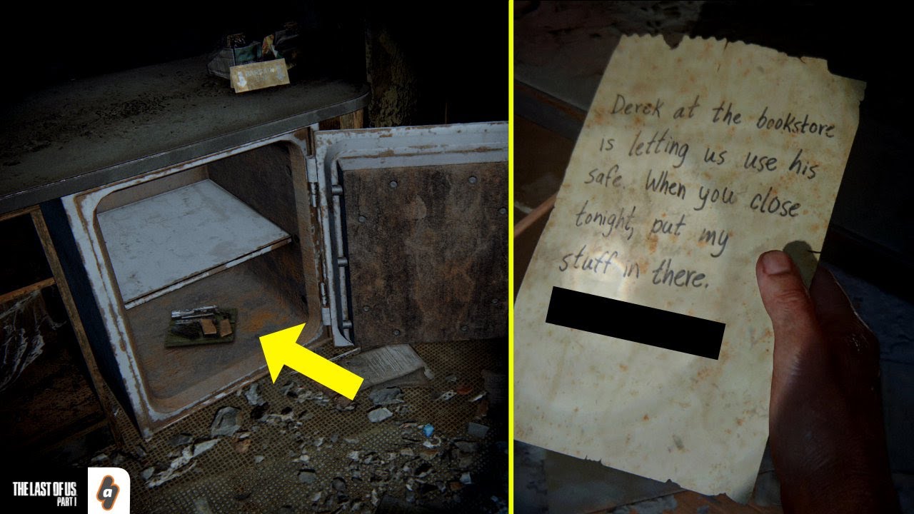 All The Last of Us Part 1 Safe Locations and Their Code Combinations — Too  Much Gaming