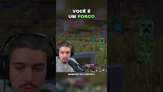 Tentei convencer um Creeper de que ele é um porco