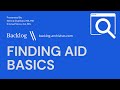 Finding Aid Basics: How to Read and Create Archival Finding Aids