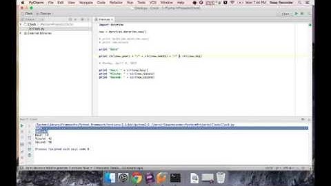 Python Episode 1 - Building a date program