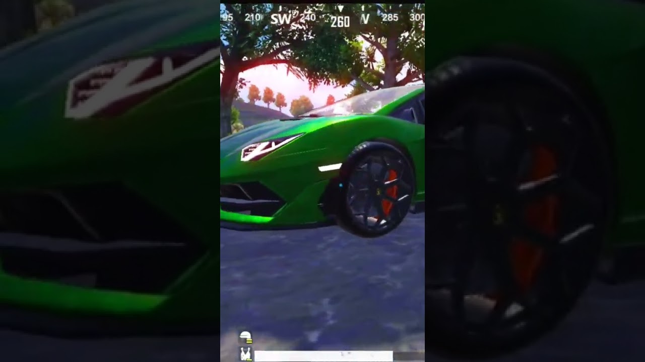 GREEN LAMBORGHINI 🥰😍#bgmi #bgmishorts #funny #funnyshorts #lamborghini #girlgamer  #scout #shorts